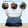 Memory foam tailbone relief cushion